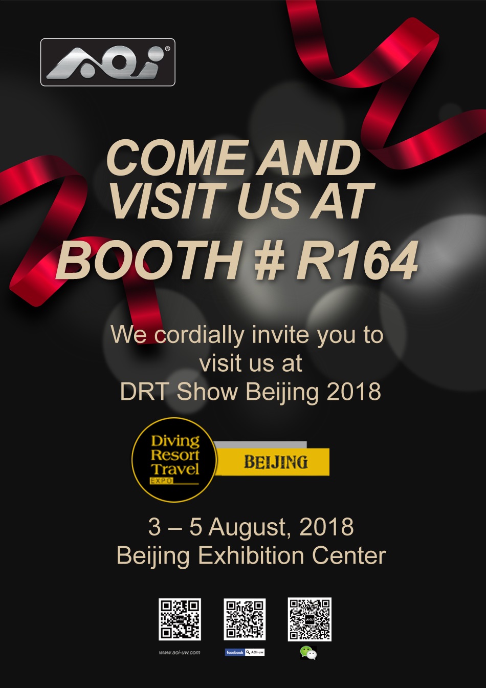 AOI Invitation to DRT Show Beijing 2018