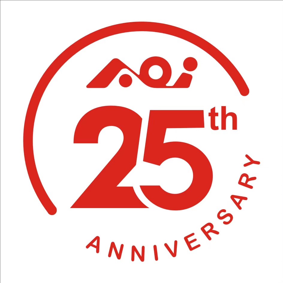 AOI 25th Anniversary Logo